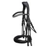 Double Bridle Venice - Round Sewn Leather 2 Double Bridle Venice - Round Sewn Leather -Horse Riding - Harness 1111 00009 Venice blacksilver