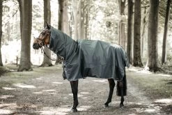 Rain Coat - Grey/L -Horse Riding - Harness 52116 08 1