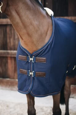 Cooler Fleece Rug - Navy -Horse Riding - Harness 52145 03 1