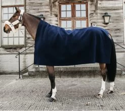 Heavy Fleece Rug - Navy