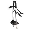 Lydney Hackamoare Bridle - Black/F -Horse Riding - Harness BR 186001B121850