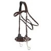 Lydney Hackamoare Bridle - Brown/F -Horse Riding - Harness BR 186001M064850