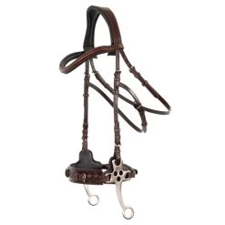 Lydney Hackamoare Bridle - Brown/F