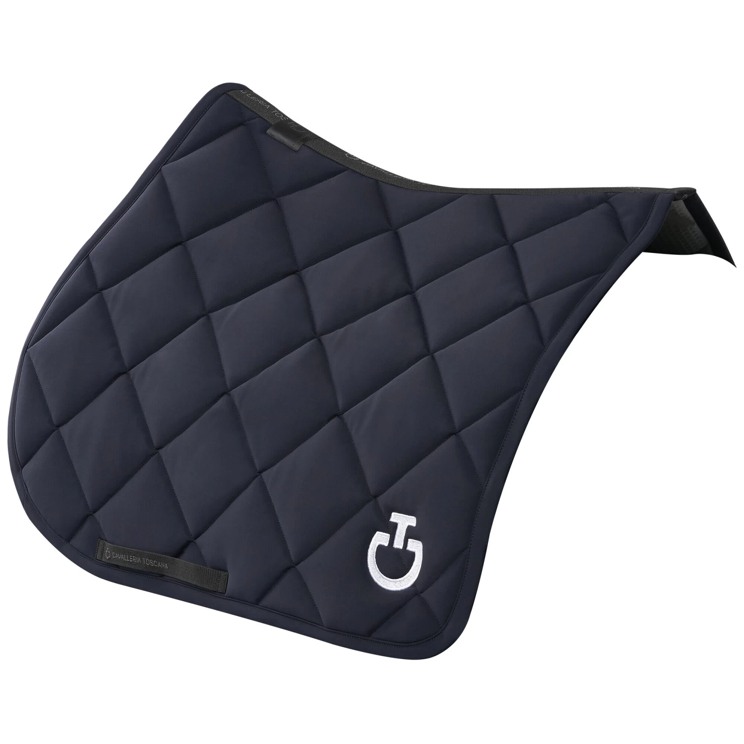 DQ Jersey Jumping Saddle Pad - Navy 4 DQ Jersey Jumping Saddle Pad - Navy - Image 2