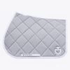 DQ Jersey Jumping Saddle Pad - Light Grey -Horse Riding - Harness CT SOT051 JE002 8101