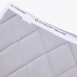 DQ Jersey Jumping Saddle Pad - Light Grey -Horse Riding - Harness CT SOT051 JE002 8101 3