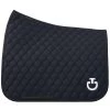 CQ Jersey Dressage Saddle Pad - Navy -Horse Riding - Harness CT SOT054 JE002 7901