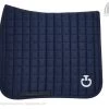 Square Quilt Dressage Saddle Pad - Navy -Horse Riding - Harness CT SOT056 CO096 7901