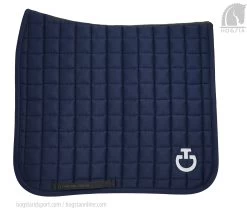 Square Quilt Dressage Saddle Pad - Navy