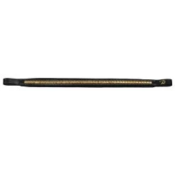 Clinchers Browband - Brass/Black