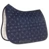 Elexie Dressage Saddle Pad - Printed Blue -Horse Riding - Harness E 07A16B112849502
