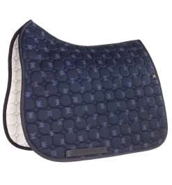Elexie Dressage Saddle Pad - Printed Blue