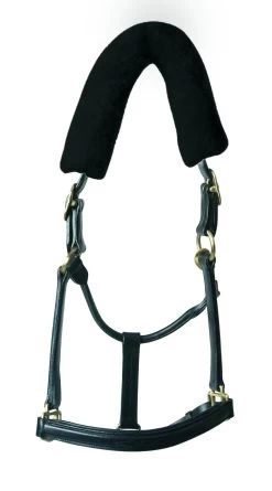 Sheepskin Poll Guard - Black