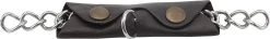 Curb Chain Guard, Leather - Brown