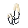 Headcollar With Sheepskin - Navy -Horse Riding - Harness ES 426635104