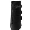 Brushing Boots Back - Black -Horse Riding - Harness ES 524001765290