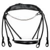 Finesse Double Bridle - Black/White -Horse Riding - Harness FB KSV