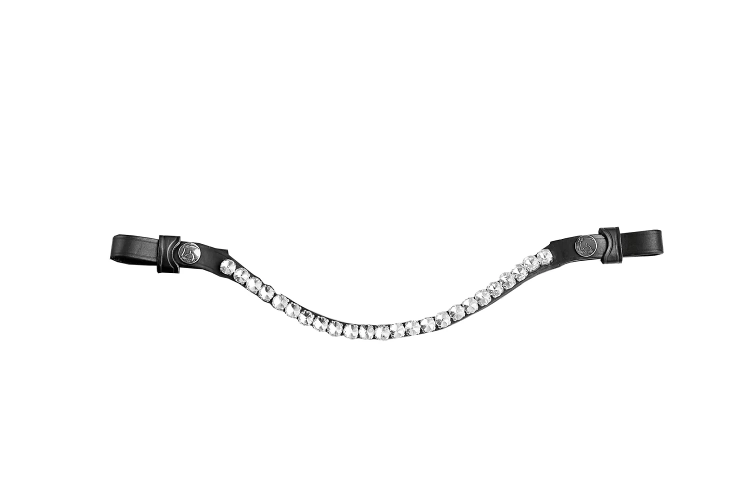 Browband Big Crystal Clear - Black - Full 3 Browband Big Crystal Clear - Black - Full