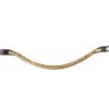 Browband Big Clinker Brass - Black - Full