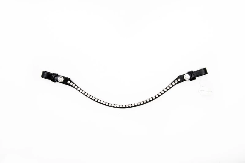 Browband Big Crystal - Brown 3 Browband Big Crystal - Brown