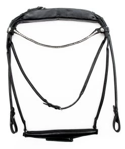 Finesse Bridle Drop Noseband - Black