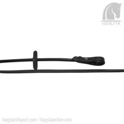 Rolled Rubber Reins - Black