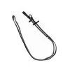 Round Sewn Reins - Stoppers/covers - Black -Horse Riding - Harness FB ladertyglar.cover .sv .f