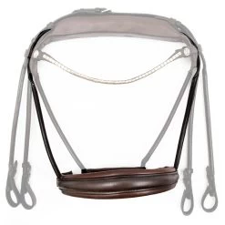 Finesse Double Bridle Noseband - Brown