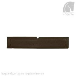 Leather Curb Chain Guard - Brown -Horse Riding - Harness FM D2 B 2