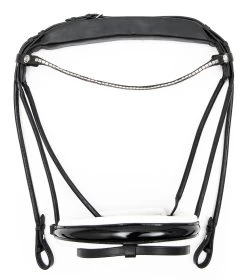 Finesse Bridle - Black/White/Lacquer