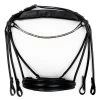 Finesse Double Bridle - Black/Black -Horse Riding - Harness Finesse Double Bridle