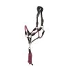 HS Halter And Lead Rope - Burgundy -Horse Riding - Harness HA 60289