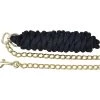 Leadrope With Chain - Black -Horse Riding - Harness HA 811179