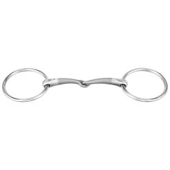 Satinox Snaffle Single Jointed - 12 Mm