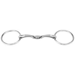 Satinox Snaffle Double Jointed - 12mm
