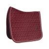 Dressage Saddle Pad Velvet - Burgundy