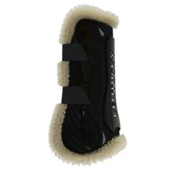 Vegan Sheepskin T Boots Bamboo - Black -Horse Riding - Harness KEN 88102 01 2