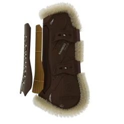 Vegan Sheepskin T Boots Bamboo - Brown -Horse Riding - Harness KEN 88102 05 4