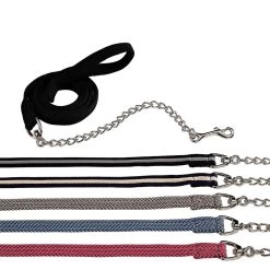Lead Rope With Chain - Brown Mottled
