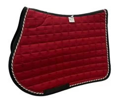 Jumping Saddle Pad - Dark Red