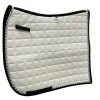 Dressage Saddle Pad - White/silver/Black