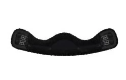 Saddle Girth Slim-Line Crescent - Black