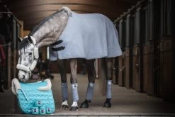 Sheepskin Halter & Rope - Grey -Horse Riding - Harness MT 0K0222 XK0222 2