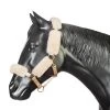 Sheepskin Halter & Rope - Walnut -Horse Riding - Harness MT 0K0223 XK0223