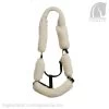 Sheepskin Halter & Rope - White/Black -Horse Riding - Harness MT 0K0263 XK0263