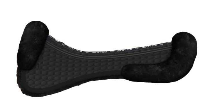 Correction Half Pad With Sheepskin PMS - Black 3 Correction Half Pad With Sheepskin PMS - Black
