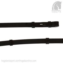 Leather Reins 16 Mm W Stoppers - Chocolate