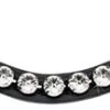 Browband Rivoli - Black - Customise 2 Browband Rivoli - Black - Customise -Horse Riding - Harness OS 2233