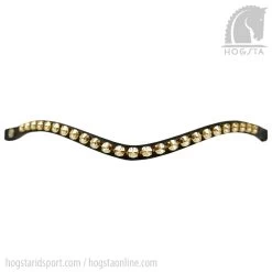 Browband OS Rivoli Brass - Golden Shadow