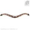 Browband OS Rivoli - Brown/Light Peach